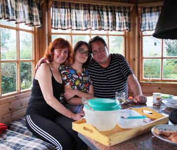 Фото номера Вилла Henna Hirsimökki Omalla Saunalla Дома для отпуска Silfvastas Holiday Homes г. Лапинъярви 7