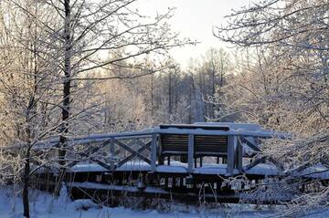 Фото номера Большой коттедж с сауной Дома для отпуска Hotel Hanhi Cottages г. Лапинъярви 55